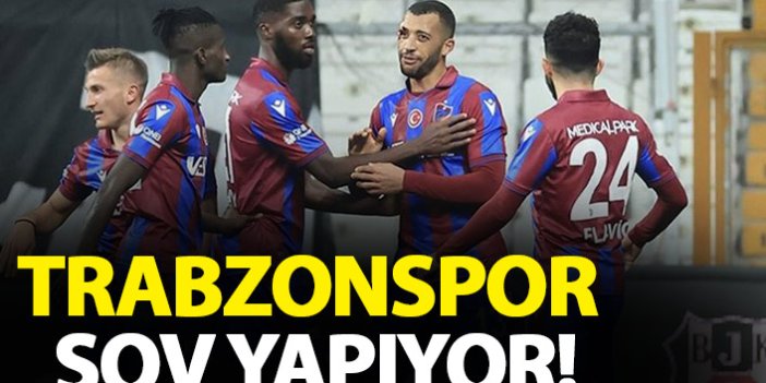 Trabzonspor deplasmanda coşuyor!