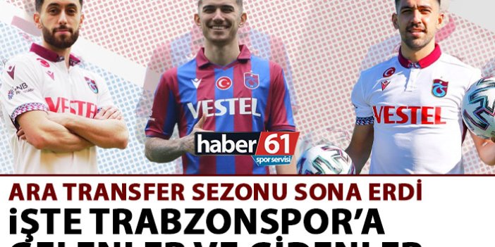 İşte Trabzonspor'a transfer olanlar ve gidenler