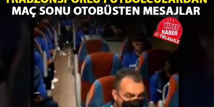 Trabzonsporlu futbolculardan maç sonu mesajlar