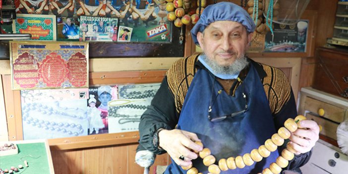 Trabzonlu usta 48 yıldır hobisinin ekmeğini yiyor
