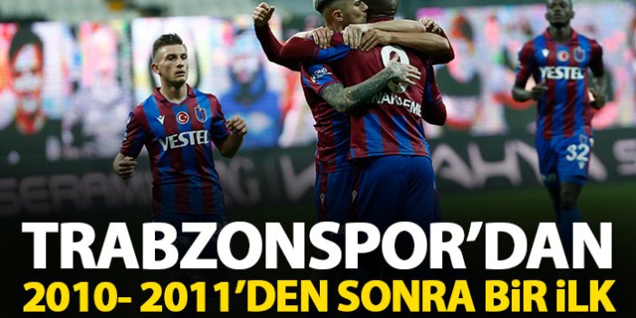 Trabzonspor'dan 2010-2011'den sonra bir ilk