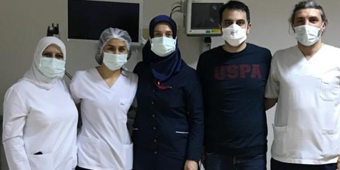 Trabzon'da bağırsak tümörüne ameliyatsız çözüm