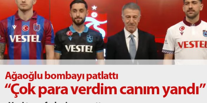 Trabzonspor'da yeni transferler imza attı "Çok para verdim canım yandı"