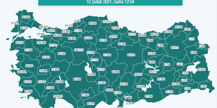 Trabzon’da aşılamada son durum! İşte 1. ve 2. Doz aşı olan kişi sayısı