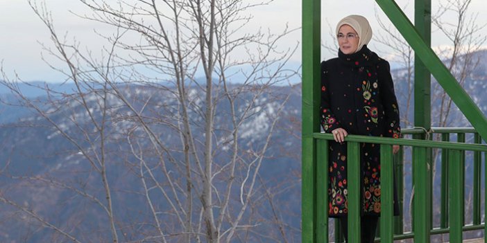 Emine Erdoğan'dan Handüzü Yaylası'na ziyaret