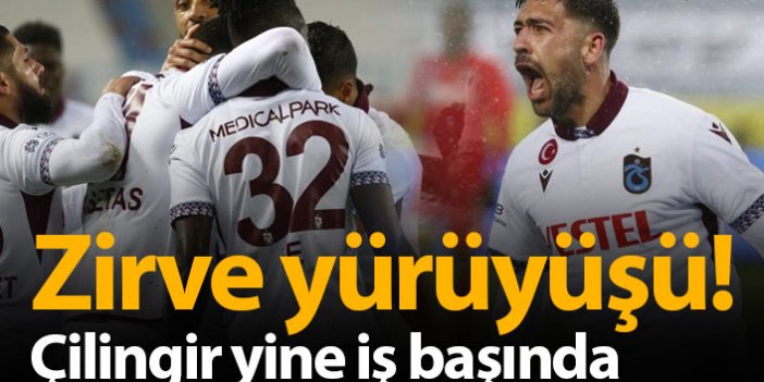 Zirve yürüyüşü! Trabzonspor Gaziantep'i kayıpsız geçti