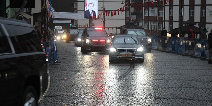 Cumhurbaşkanı Erdoğan Rize'ye döndü