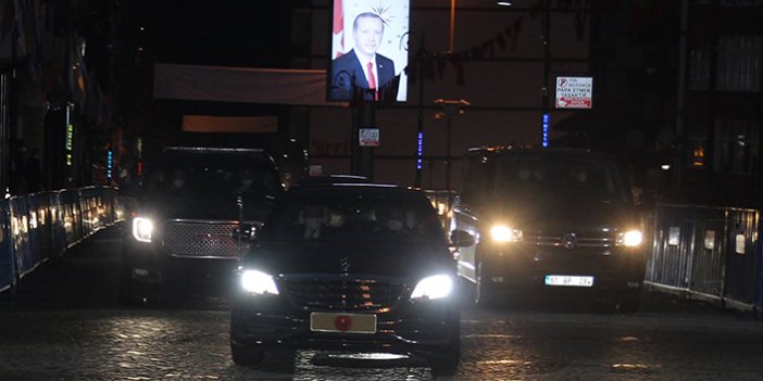 Cumhurbaşkanı Erdoğan Rize'ye döndü