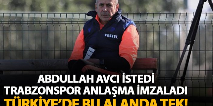 Abdullah Avcı istedi Trabzonspor anlaşma imzaladı! Türkiye'de tek!