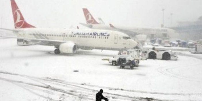 Trabzon'da kar uçuşları da vurdu