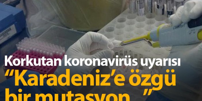 Korkutan koronavirüs uyarısı: Karadeniz'e özgü mutasyon...