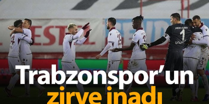 Trabzonspor'un gözü zirvede
