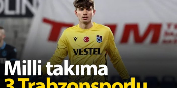 Milli takıma Trabzonspor'dan 3 isim