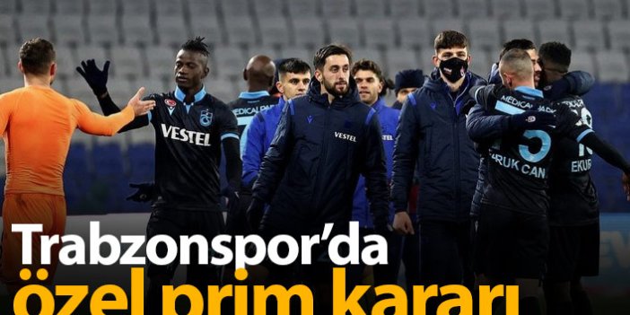 Trabzonspor'dan ekstra prim kararı