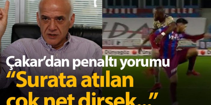 Ahmet Çakar'dan penaltı yorumu