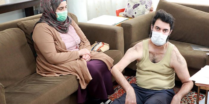 Rize'de tanı konulamayan hastalıkla 5 yıldır mücadele ediyor