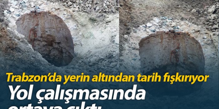 Trabzon'da yerin altından tarih fışkırıyor! Yeni bir kalıntı daha bulundu