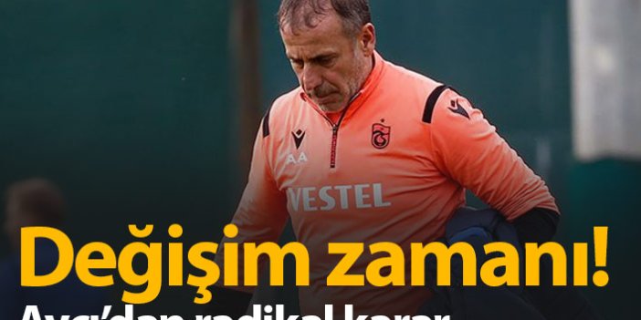 Trabzonspor'da değişim başlıyor