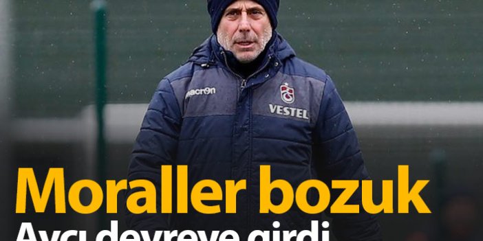 Trabzonspor'da Avcı moral depoluyor