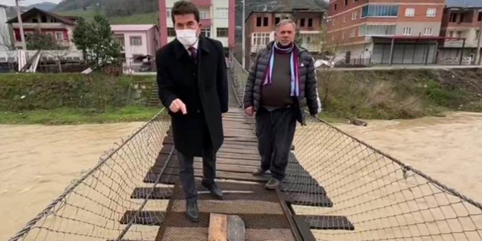 CHP'li Kaya: "Bu çağda bu köprü Trabzon'a yakışmıyor"