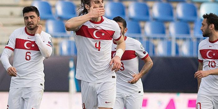 Çağlar Söyüncü A Milli Takım'da ilk resmi golünü attı