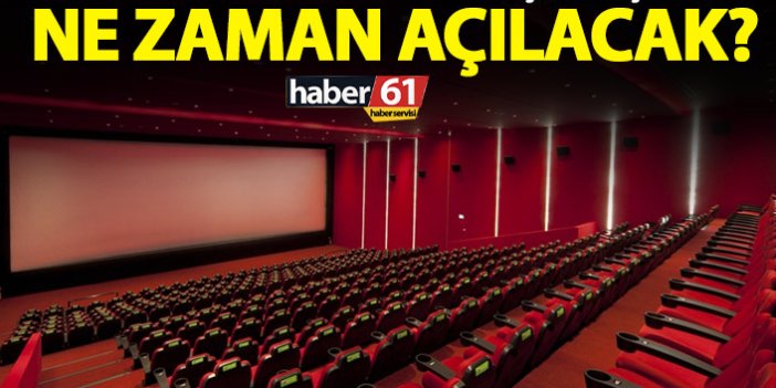 Trabzon’da sinema salonları için flaş karar! Ne zaman açılacaklar?