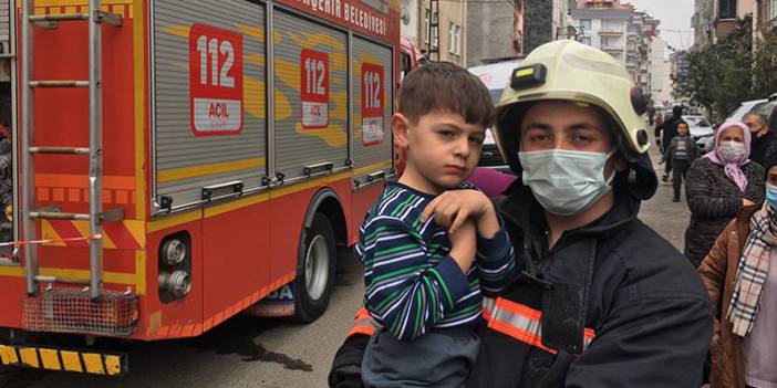 Trabzon’da yangın! 3’ü çocuk 4 kişi kurtarılırken 1 kişi yaralandı