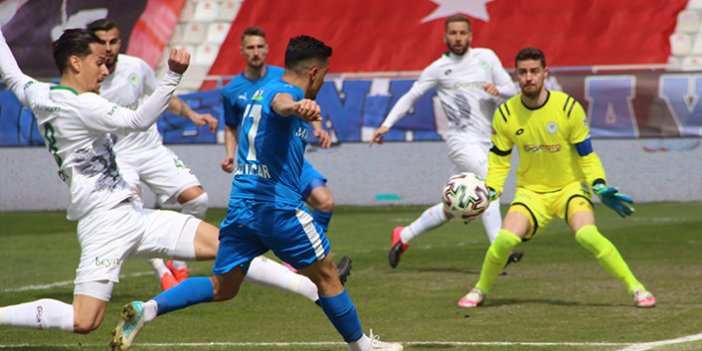 Erzurumspor Konyaspor'a mağlup! 3 gol 1 penaltı kaçtı