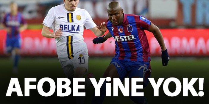 Trabzonspor'da Afobe'den iyi haber gelmedi