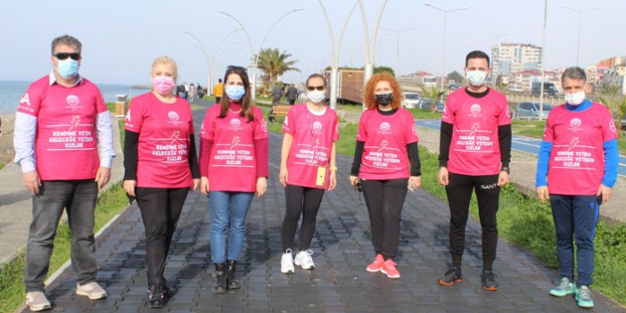 TEV Trabzon Şubesi Gönüllüleri “Kendine Yeten, Geleceğe Yetişen Kızlar” için koştu