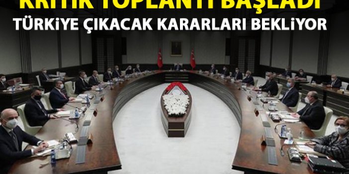 Kabine toplantısı başladı! Cumhurbaşkanı Erdoğan yeni kararları açıklayacak
