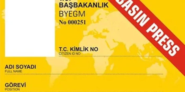 Sarı basın kartı resmi belge sayılmadı, konu KDK'ya taşındı
