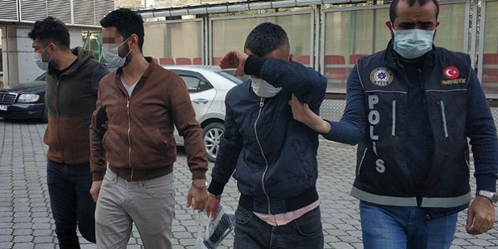 Samsun'da uyuşturucu ticaretinden 3 kişiye gözaltı