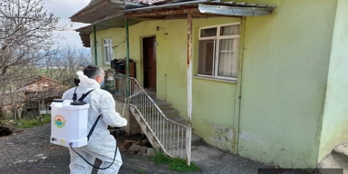 Samsun'da korona virüslü ev ve iş yerlerine ücretsiz dezenfekte