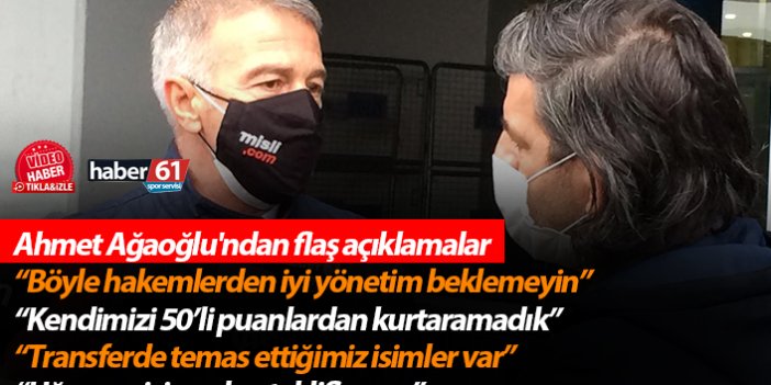 Ahmet Ağaoğlu'ndan flaş açıklamalar