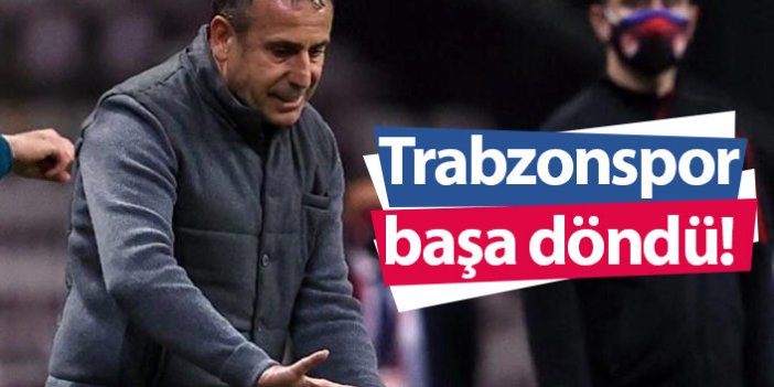Trabzonspor başa döndü!