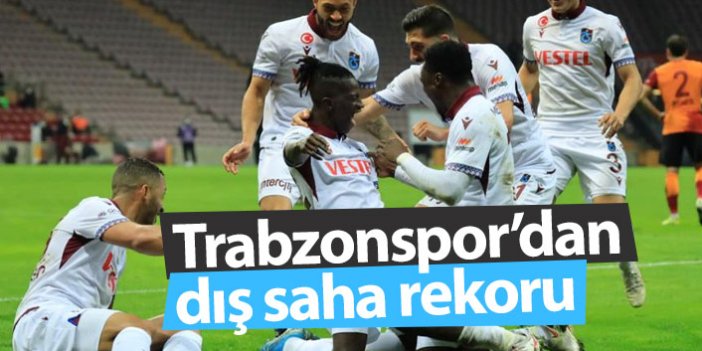 Trabzonspor dış sahada rekor kırdı