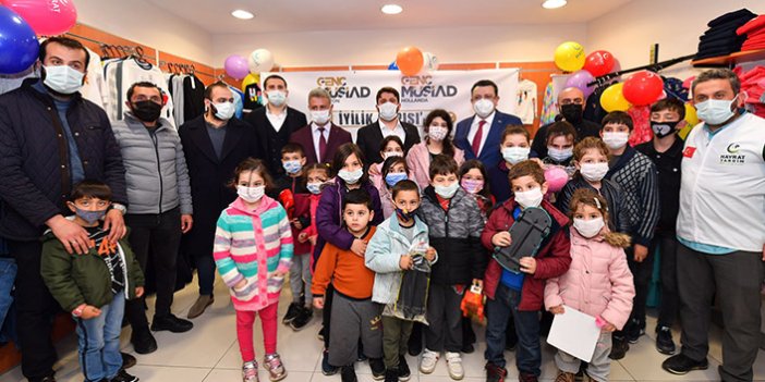 Genç Müsiad Hollanda ve Trabzon'dan yetim çocuklara hediye