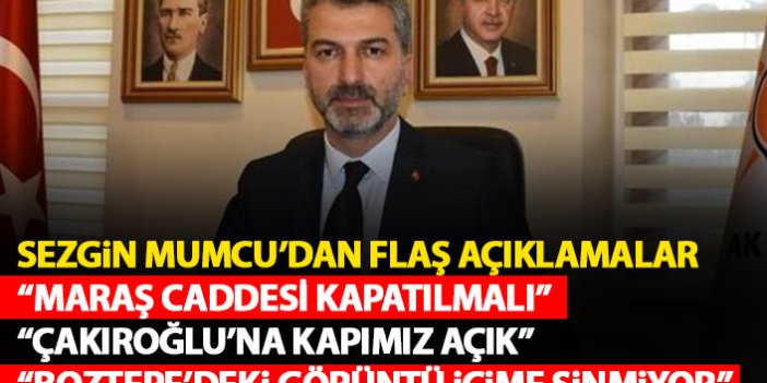AK Parti Trabzon İl Başkanı Mumcu'dan flaş açıklamalar: Maraş caddesi, Boztepe, Çakıroğlu...