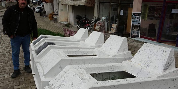 100 yıl garantili Fiberglass mezarlar Trabzon'da satışa sunuldu