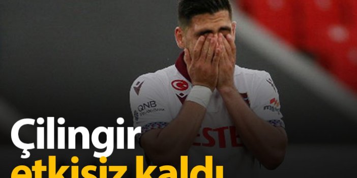 Trabzonspor'da Bakasetas etkisiz kaldı