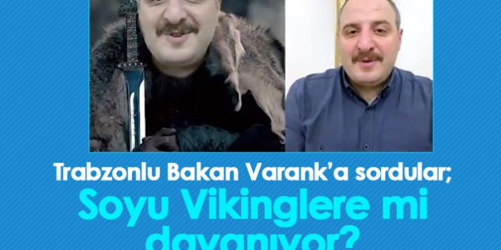 Trabzonlu Bakan Varank'a sordular: Soyu Vikinglere mi dayanıyor?