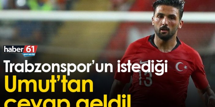 Umut Meraş'tan Trabzonspor'a cevap!