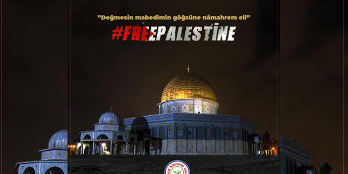 Çaykur Rizespor’dan Filistin’e destek mesajı