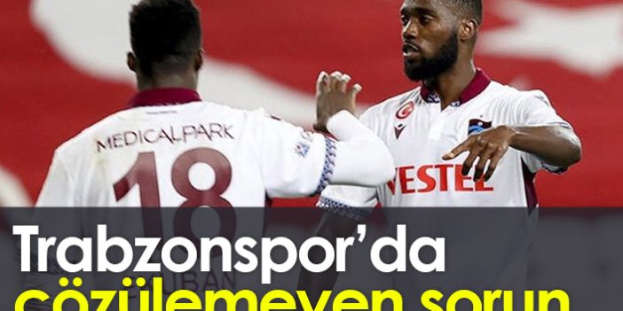 Trabzonspor'da çözülemeyen sorun gol