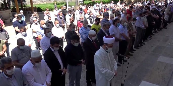Samsun'da ölen Filistinliler için gıyabi cenaze namazı kılındı