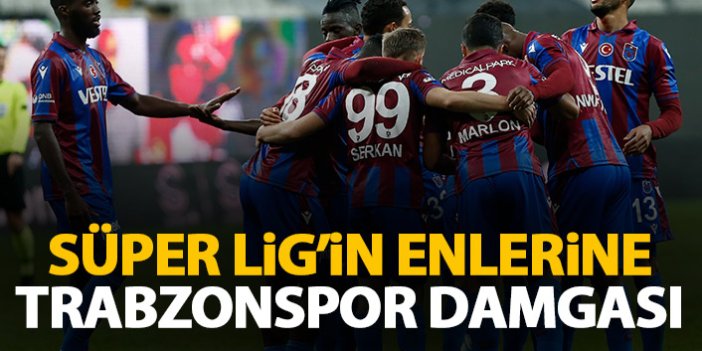 Süper Lig'in enlerine Trabzonspor damgası