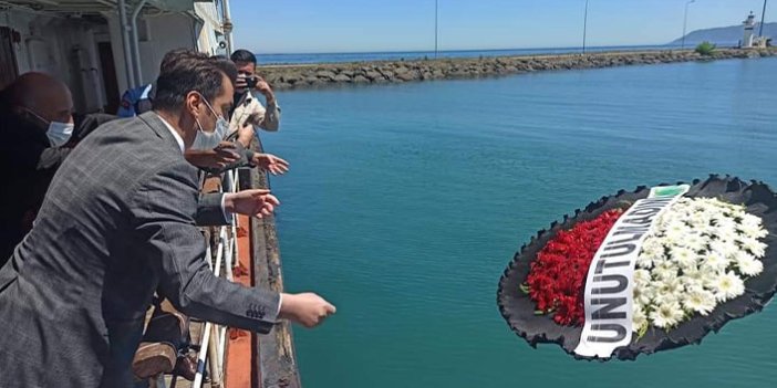 Trabzon'da deniz kazasında hayatını kaybedenler anıldı