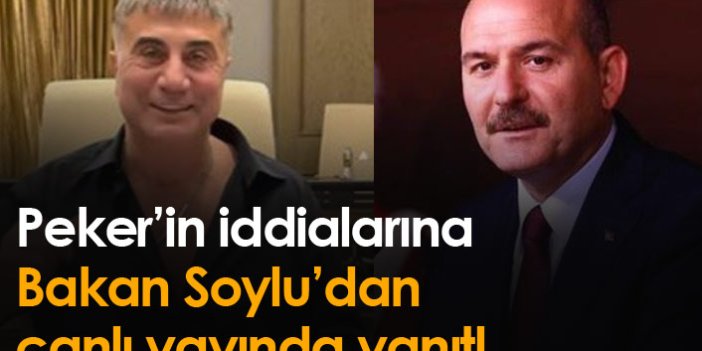 Sedat Peker'in iddialarına Bakan Soylu'dan cevap!