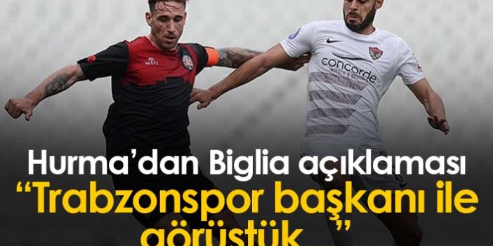 Hurma'dan Biglia açıklaması: Trabzonspor ile görüştük